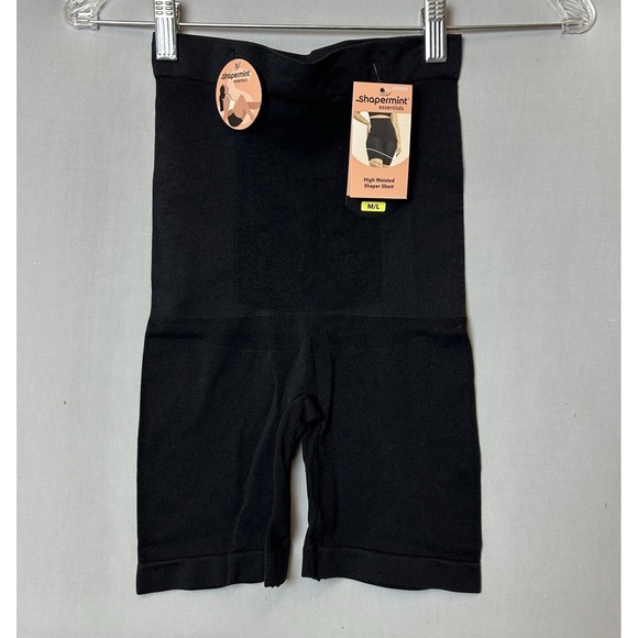 Shapermint Essentials High Waisted Shaper Shorts Womens Medium Black - Picture 3 of 16